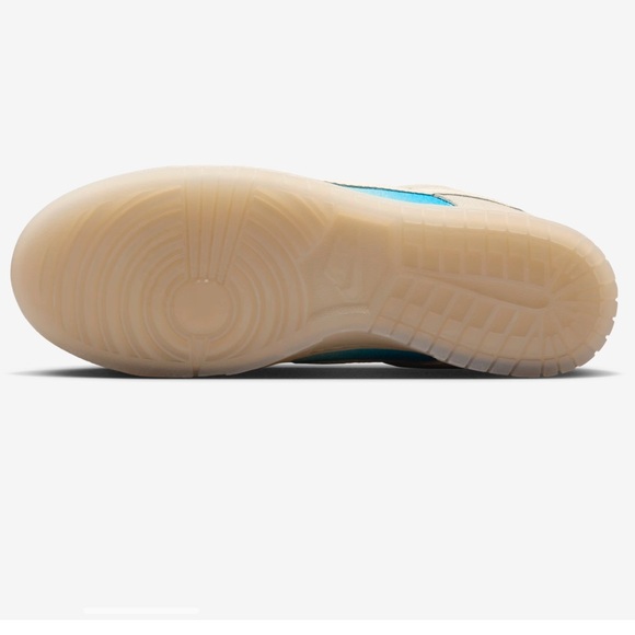 New Nike Dunk Low Retro SE Sail/Pale Ivory-Baltic Blue - Picture 5 of 8